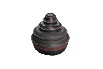 vaso per offerte rituali (Hsùn-ok) laccato in nero – XIX sec.