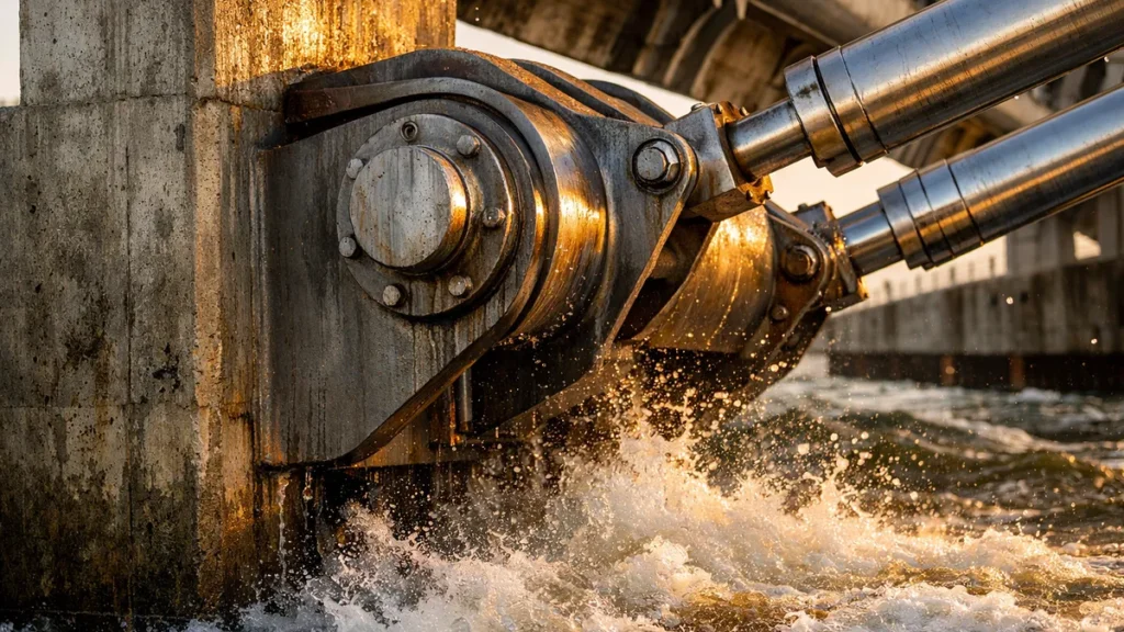 Diga mobile Oosterscheldekering: come ferma il mare solo quando diventa pericoloso